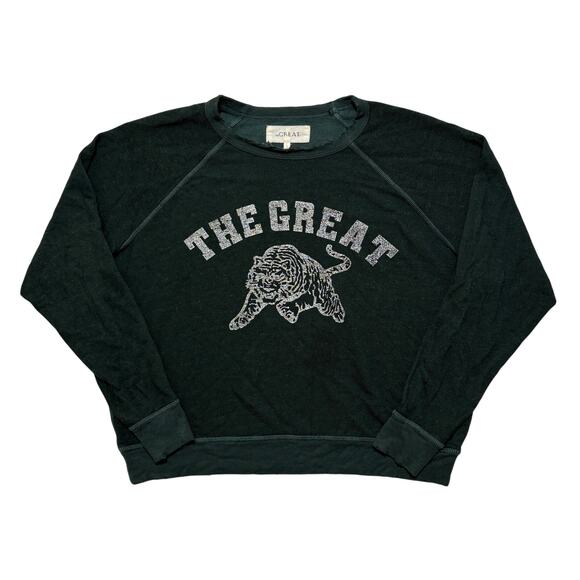 The Great The Tiger Sweatshirt Evergreen Pullover 0 - Picture 1 of 4